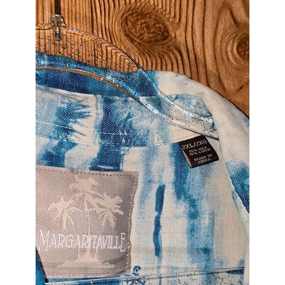 Margaritaville Silk and Linen 2XL Button Down - Picture 1 of 7